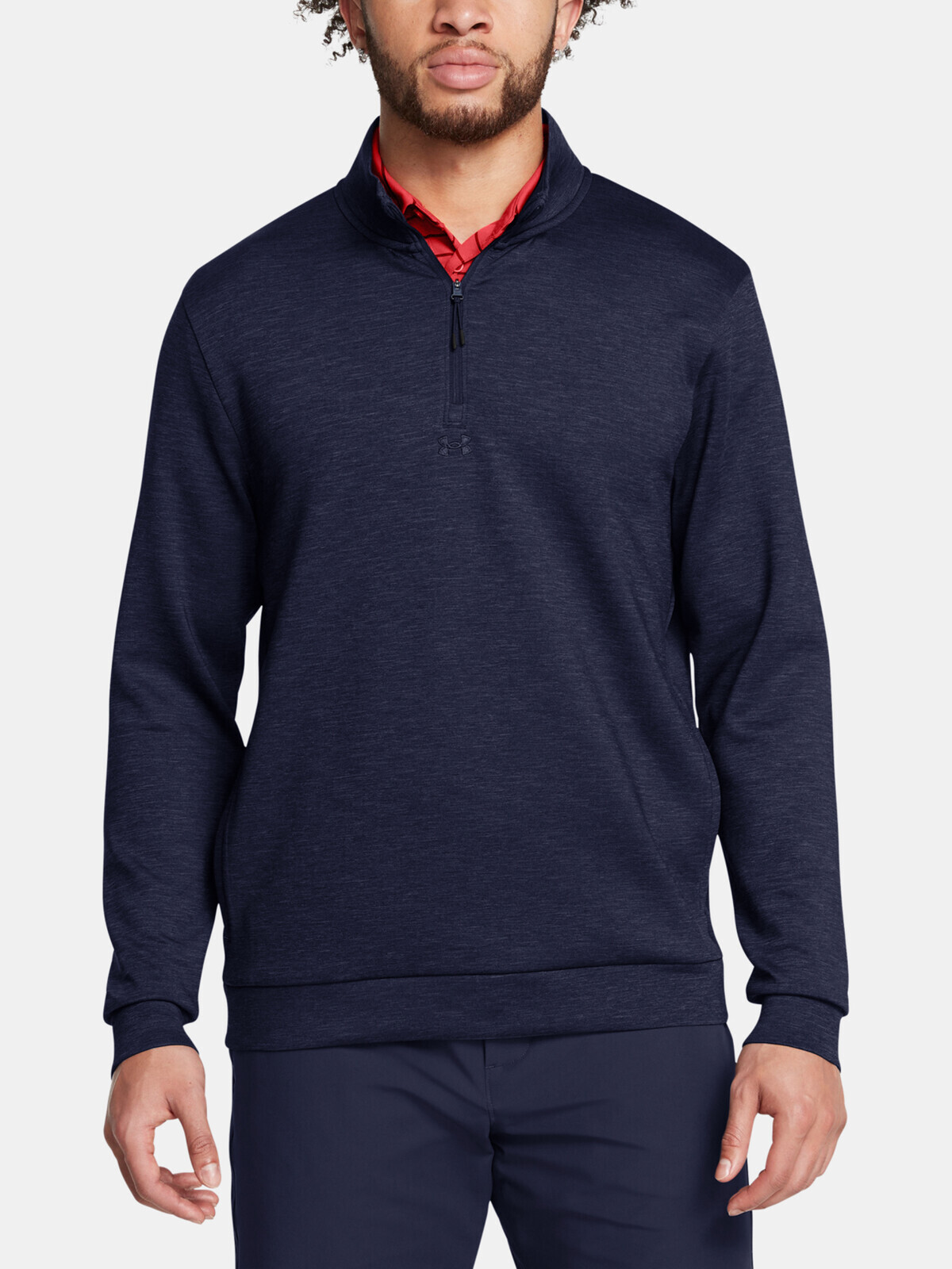 Pánská mikina Under Armour UA Drive Midlayer Pullover-BLU - Pánské