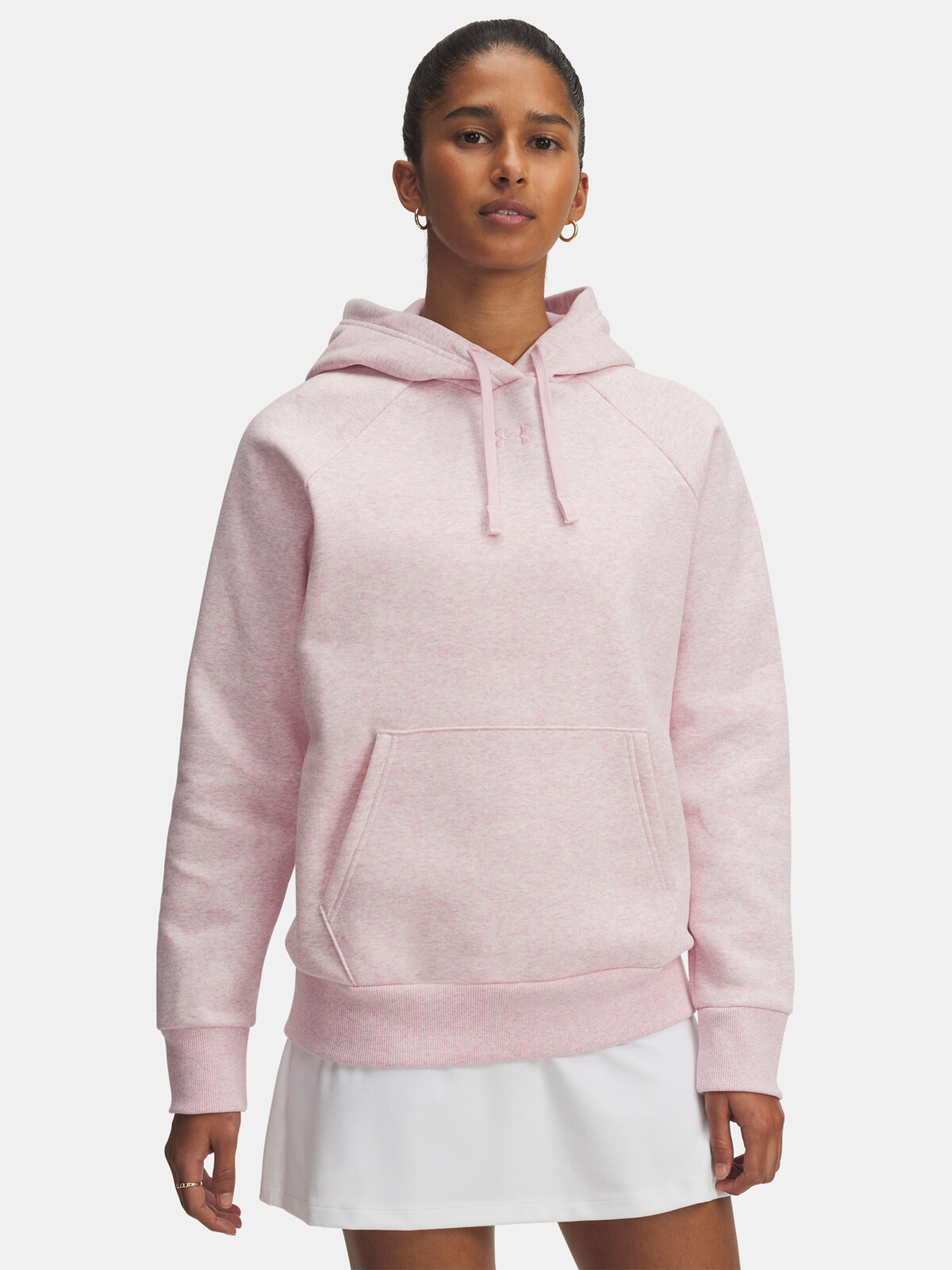 Dámská mikina Under Armour UA Rival Fleece Hoodie-PNK - Dámské