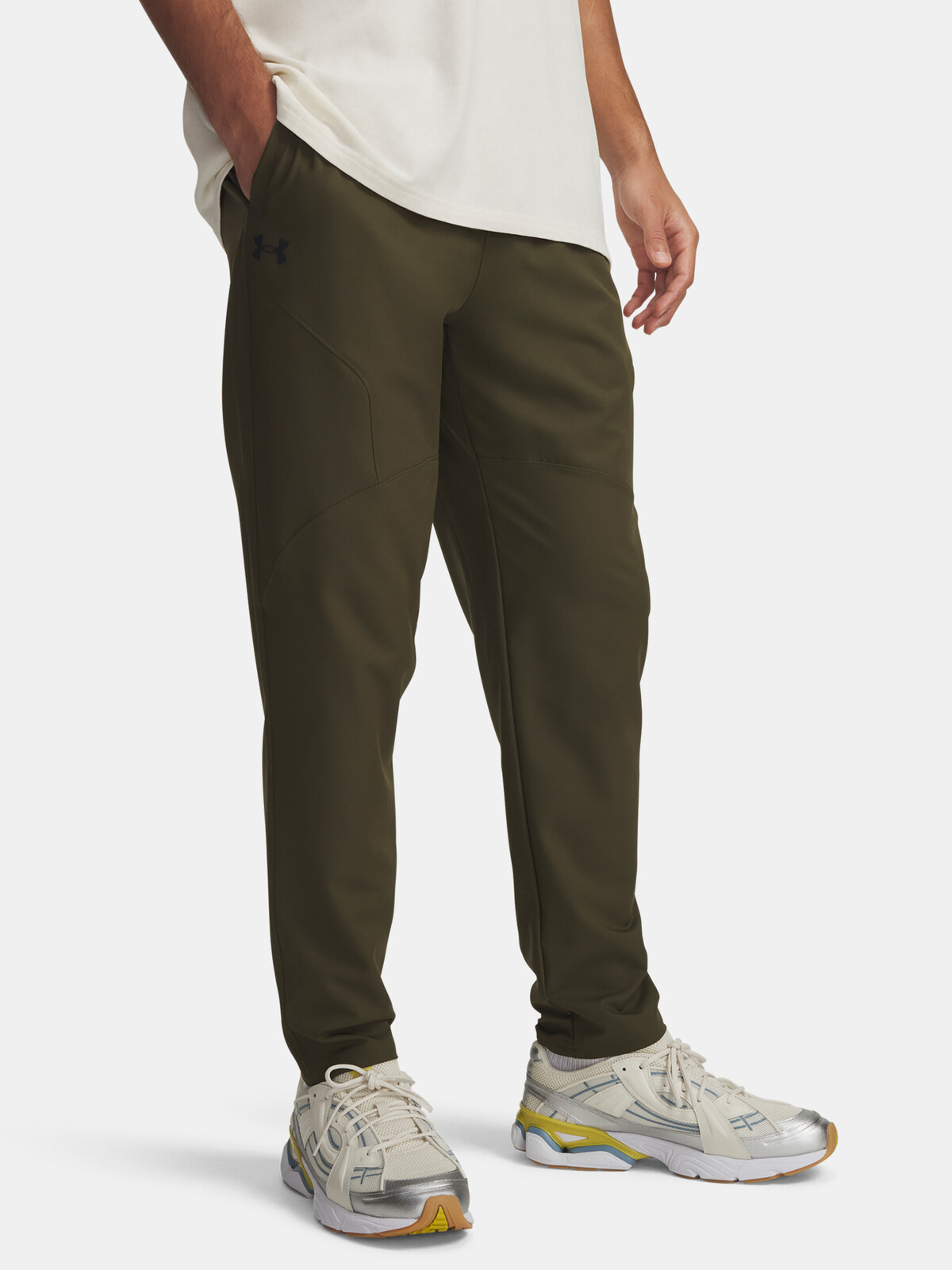 Pánské sportovní kalhoty Under Armour UA Unstoppable Tapered Pants-GRN - Pánské