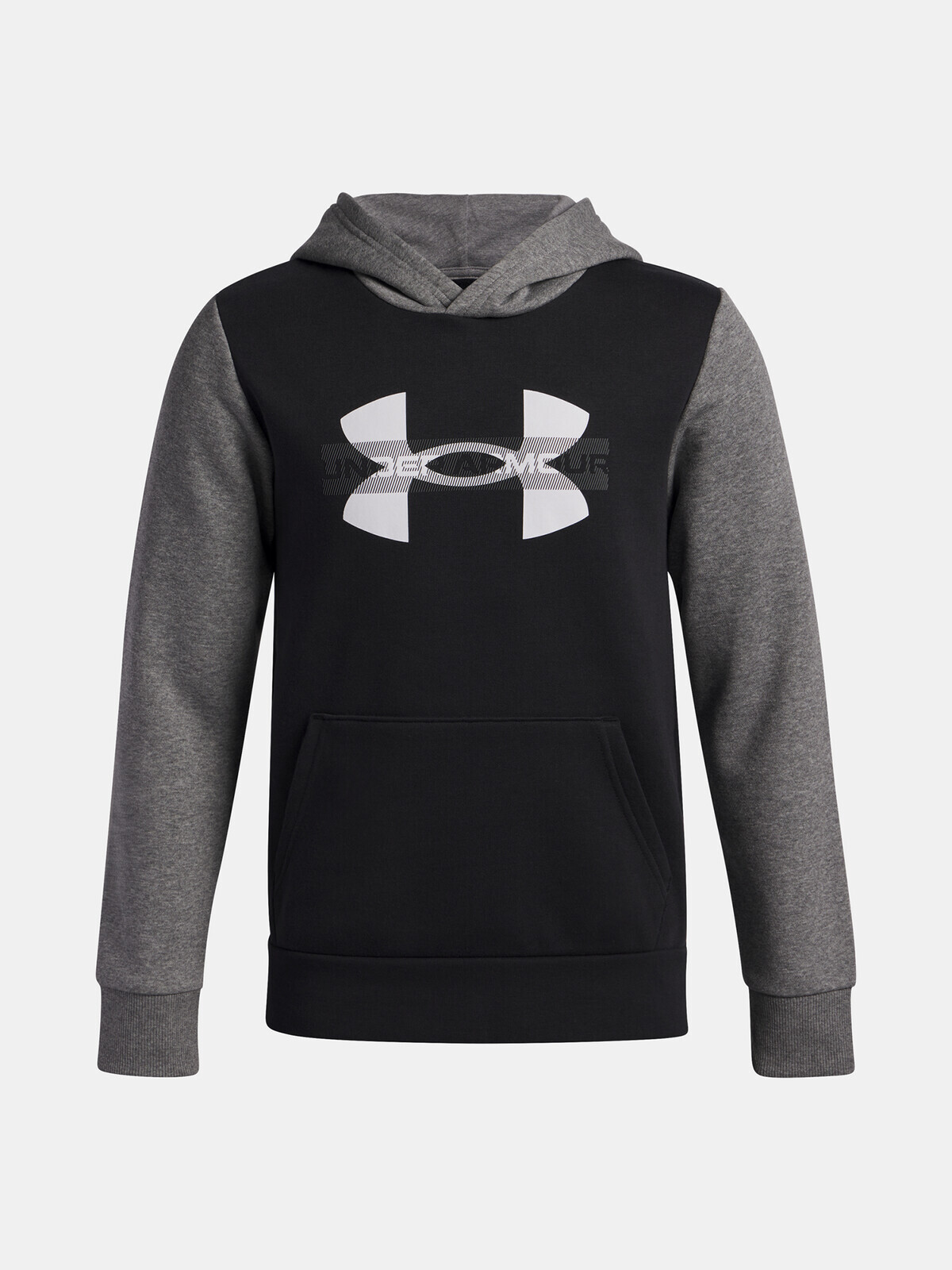 Chlapecká mikina Under Armour UA Rival Flc Cblck Grphc HD-BLK - Kluci