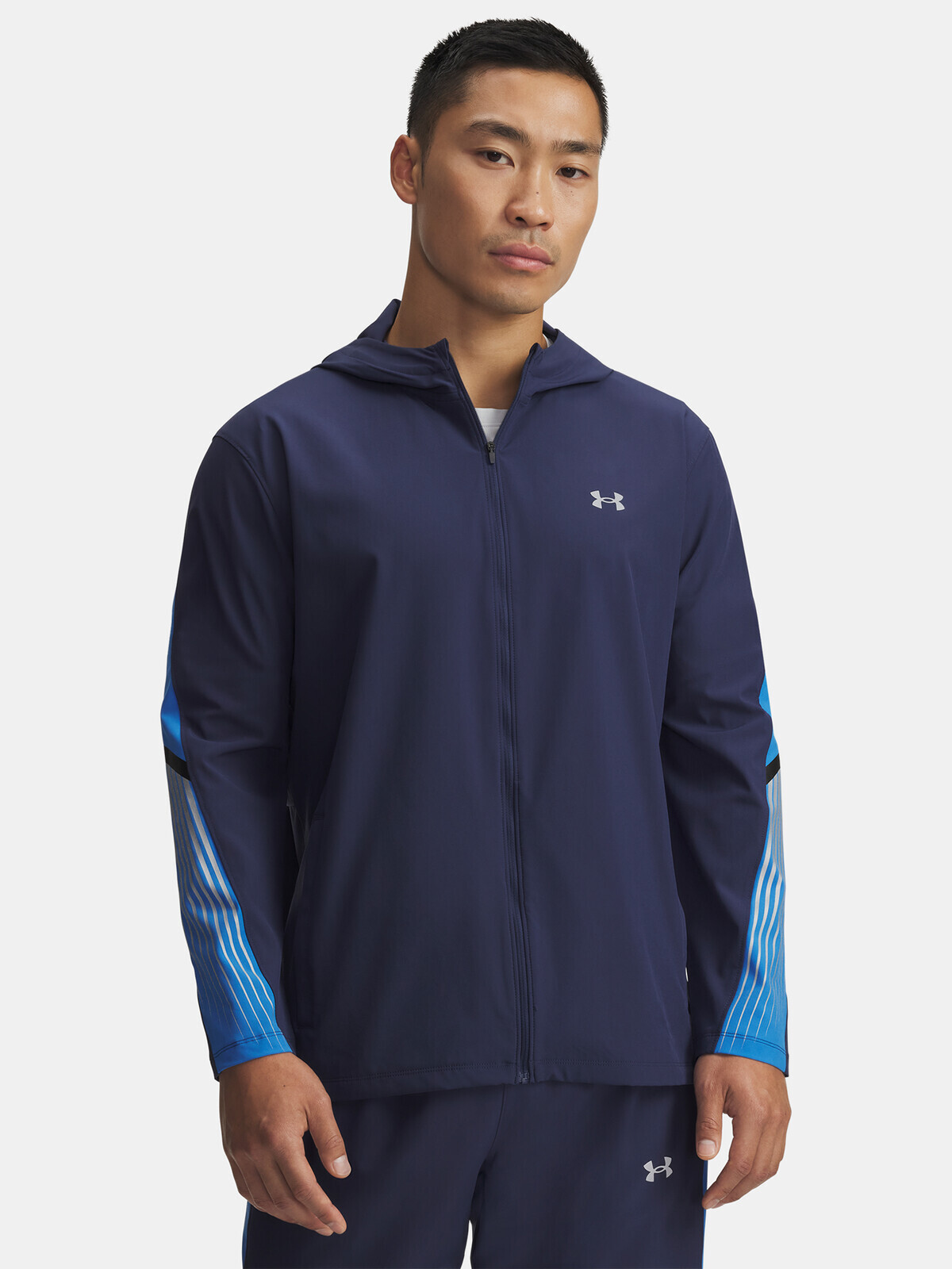 Pánská bunda Under Armour UA Velociti Storm Hooded Jkt-BLU - Pánské