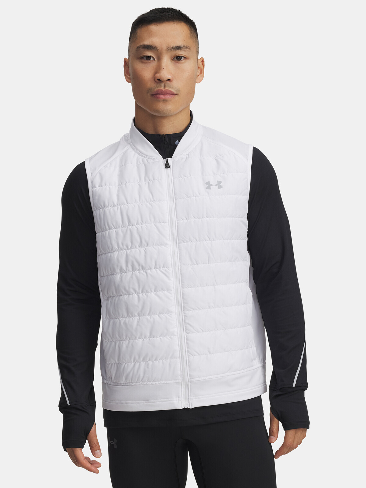 Pánská vesta Under Armour UA Launch Insulated Vest-WHT - Pánské