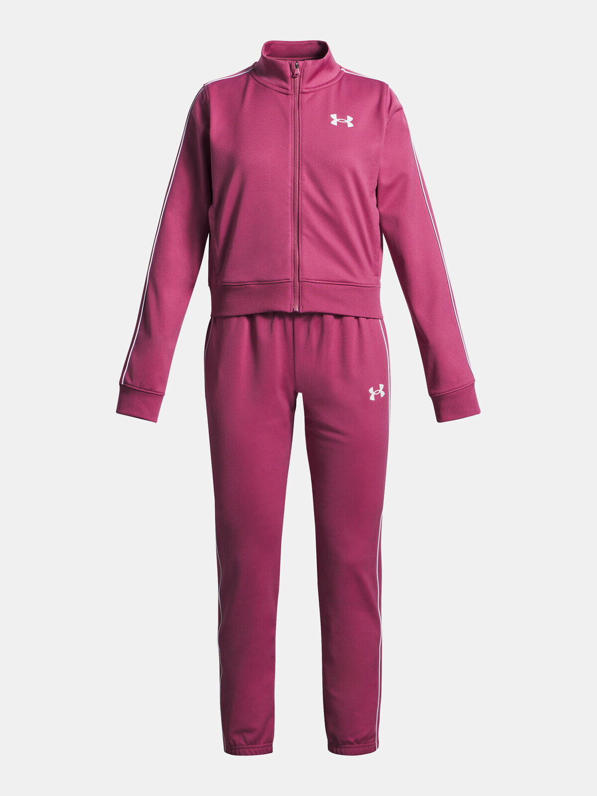 Dívčí souprava Under Armour UA Icon Knit Crop Tracksuit-RED - Holky