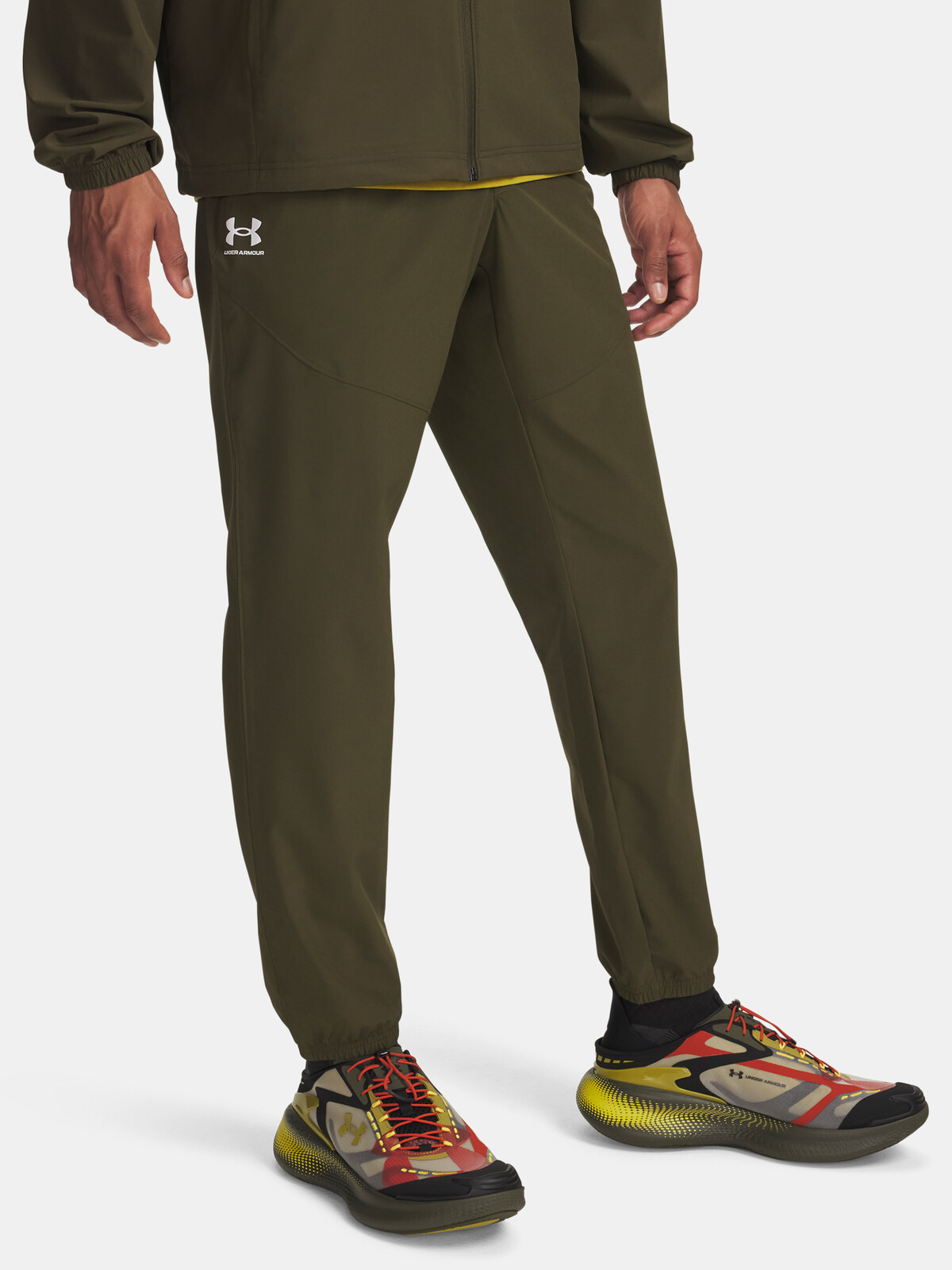 Pánské tepláky Under Armour UA Vibe Woven Jogger-GRN - Pánské