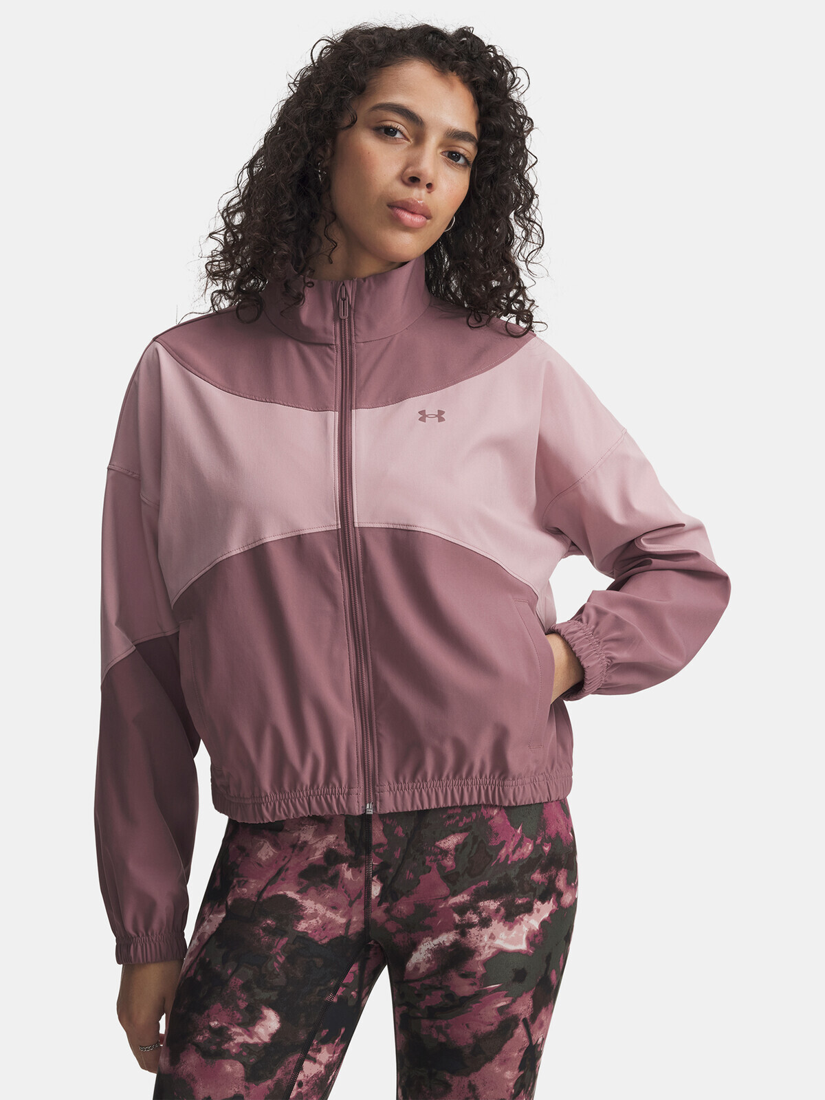 Dámská bunda Under Armour UA Rival Woven Jacket-BRN - Dámské