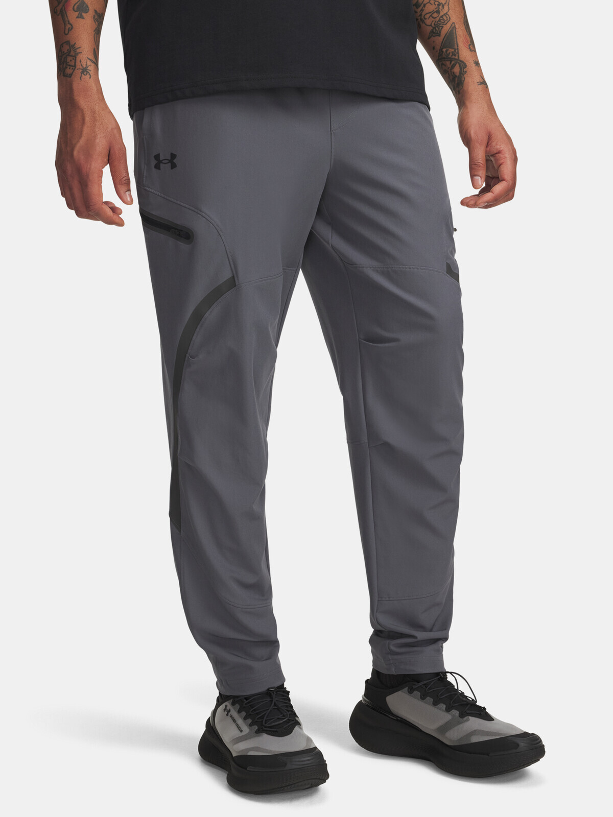 Pánské sportovní kalhoty Under Armour UA Unstoppable Cargo Pant-GRY - Pánské
