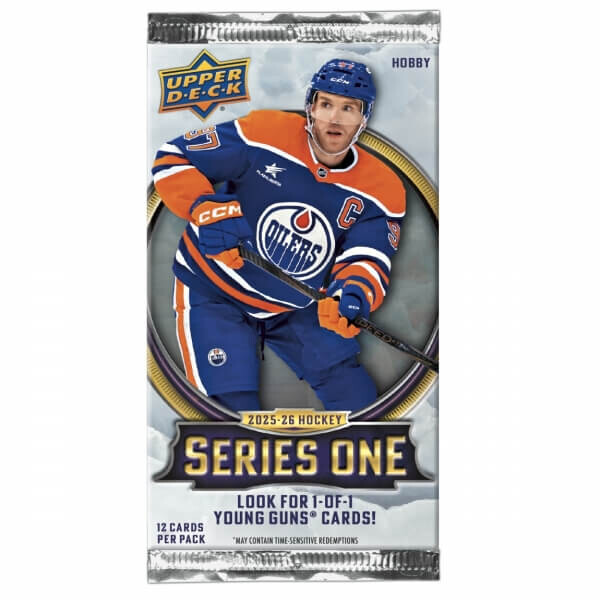 2025-2026 NHL Upper Deck Series One Hobby Balíček - hokejové karty