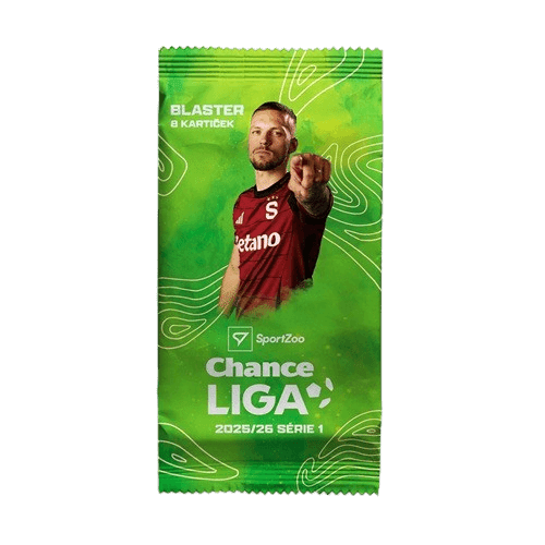 Fotbalové karty Chance liga 2025-2026 1. série Blaster balíček