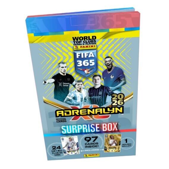 Fotbalové karty Panini FIFA 365 2025/2026 Adrenalyn adventní kalendář