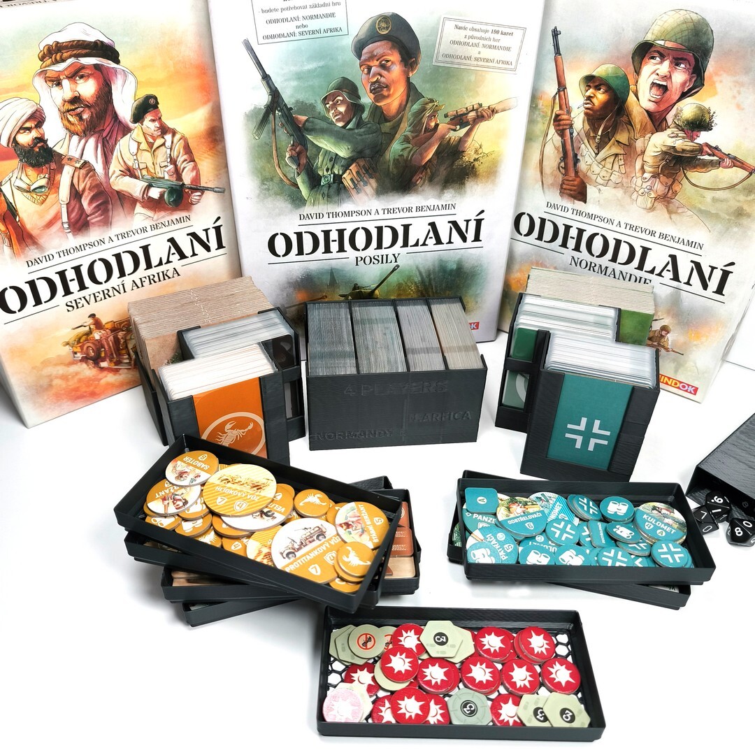 Inserty HERMAN Insert: Odhodlaní: Posily, Normandie, Severní Afrika