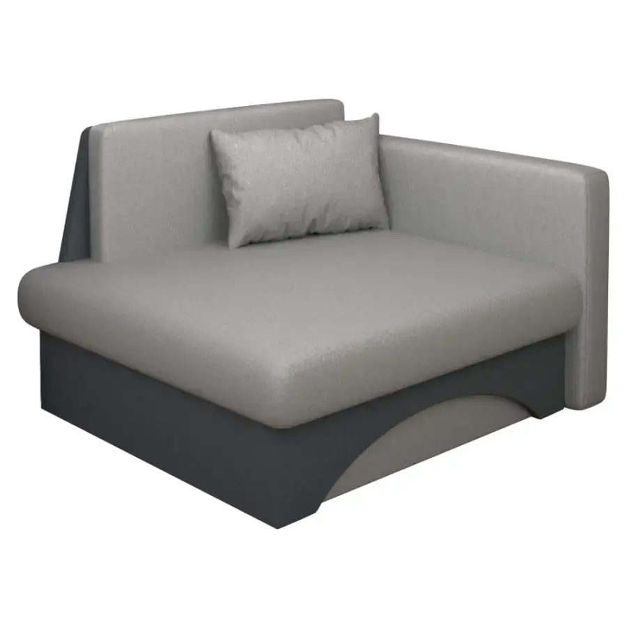 Tempo Kondela Rozkládací křeslo KUBOŠ NEW UNI - šedá