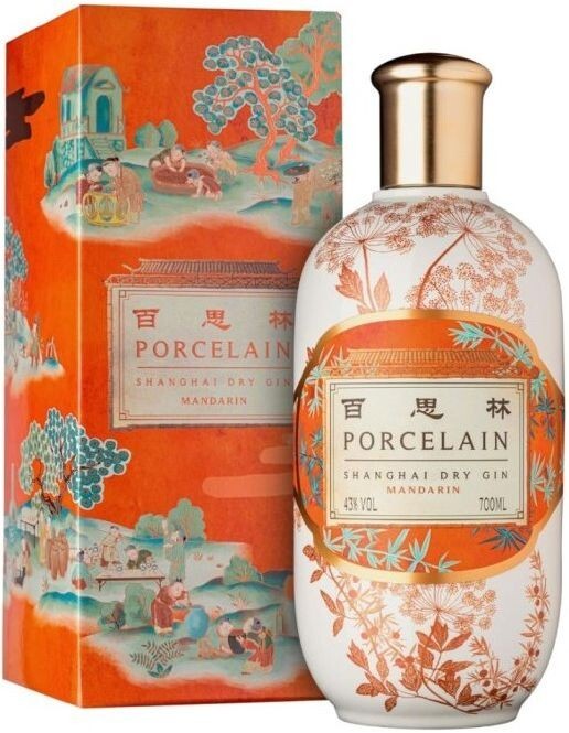 Porcelain Shanghai Dry Mandarin Gin 0.7l