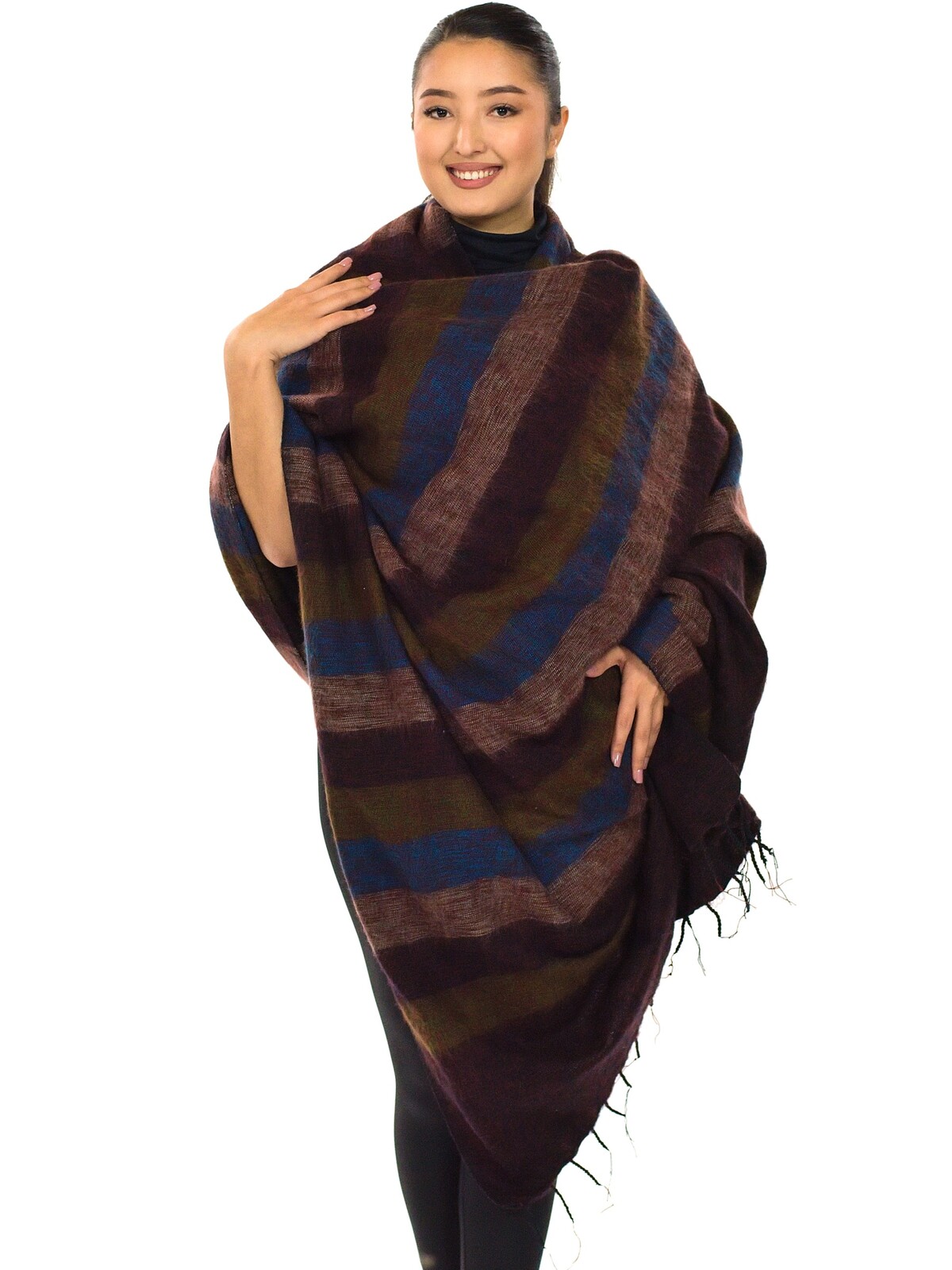 Himalife Deka/pléd Yak wool Nepal 80