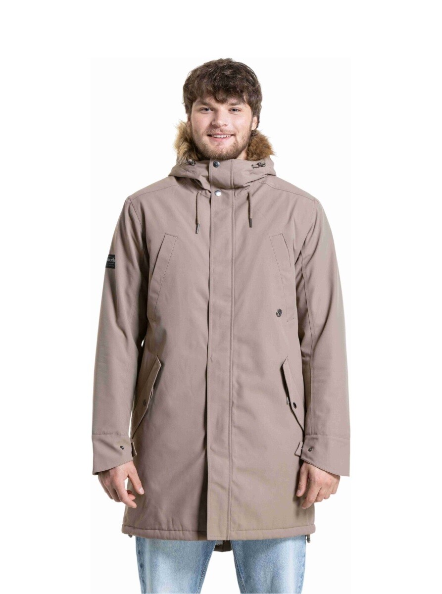 Pánská zimní bunda meatfly lars béžová s