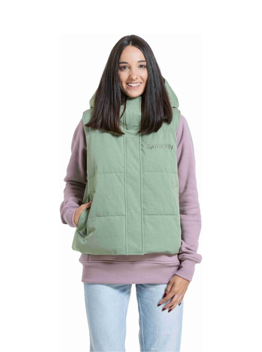 Dámská vesta meatfly molly zelená xs