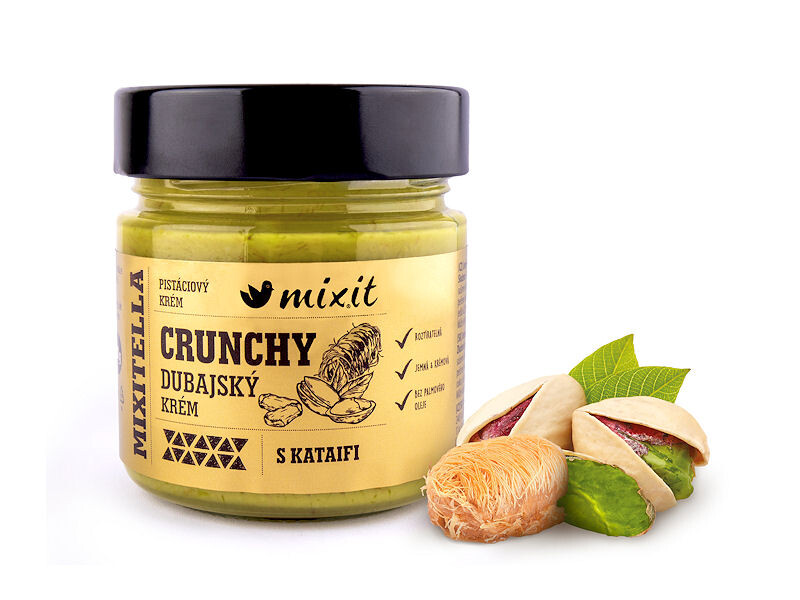 Mixit Mixitella - Křupavý dubajský krém s kataifi 220g