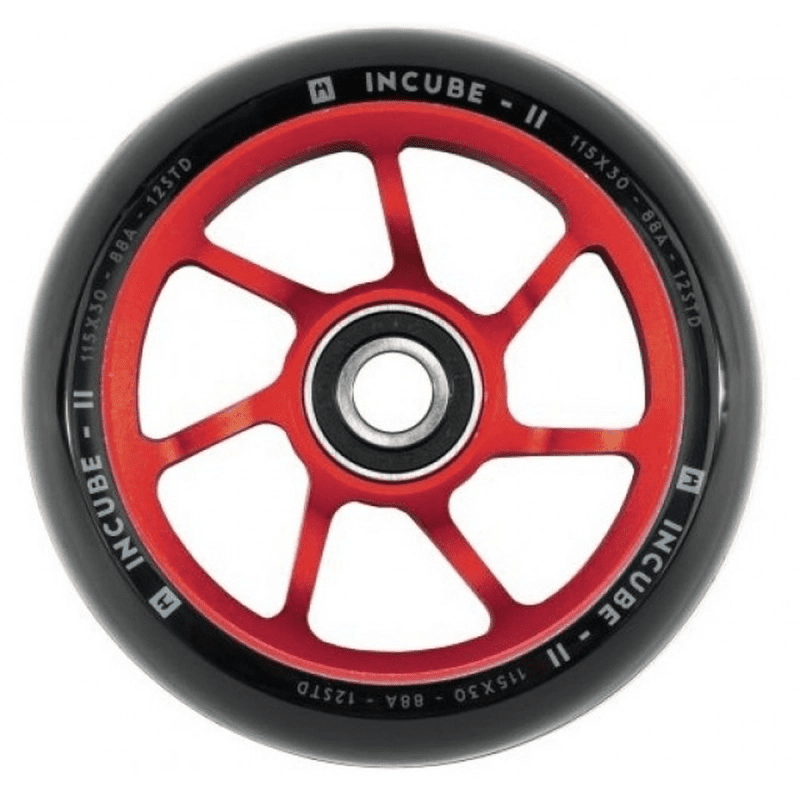 Ethic - Incube V2 115mm 12STD Red - kolečko na freestyle koloběžku