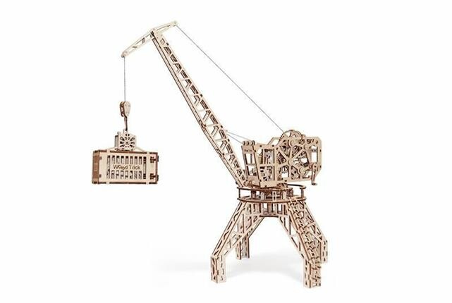 Wood Trick 3D mechanické puzzle - Jeřáb