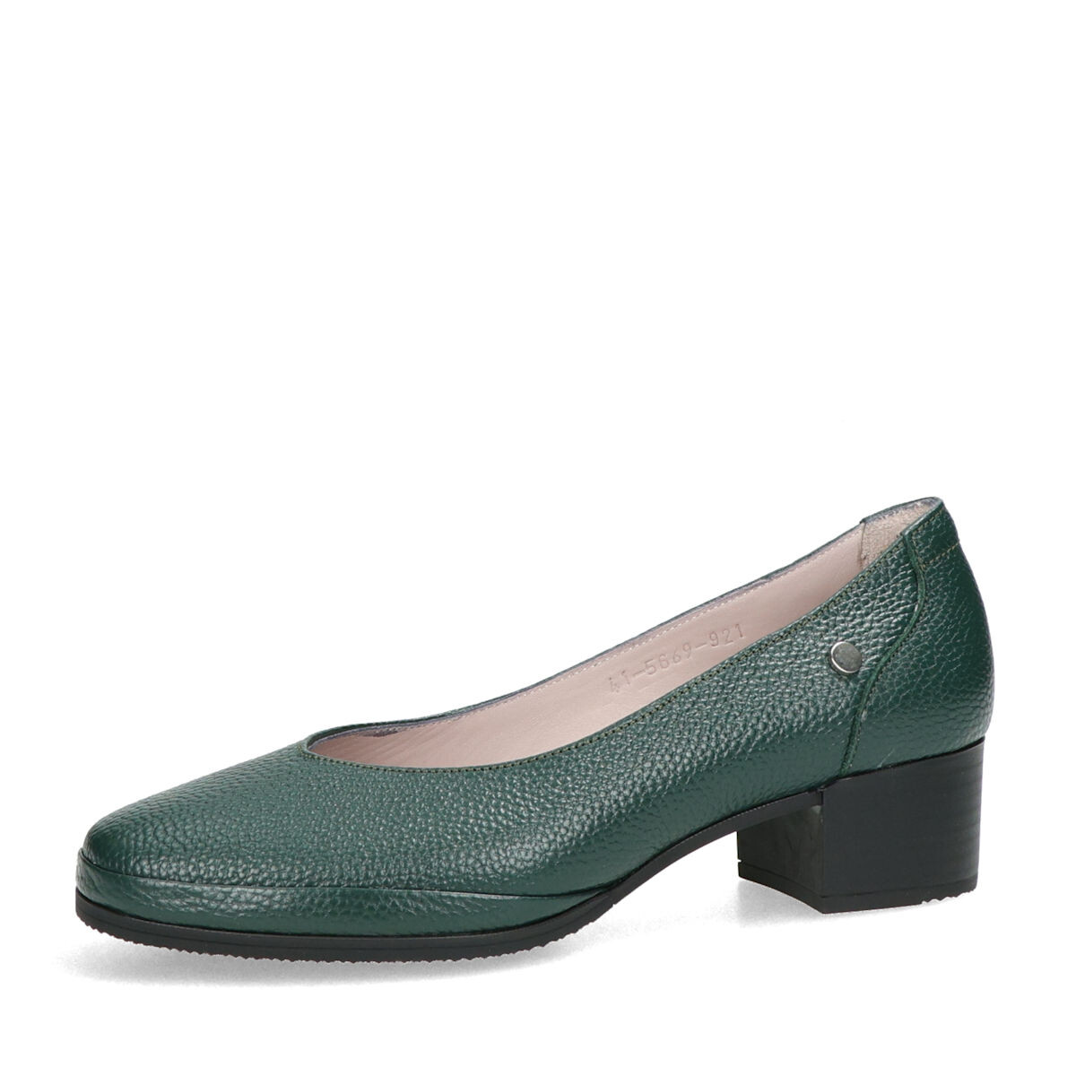 ETIMEĒ dámské kožené lodičky - zelené - 36