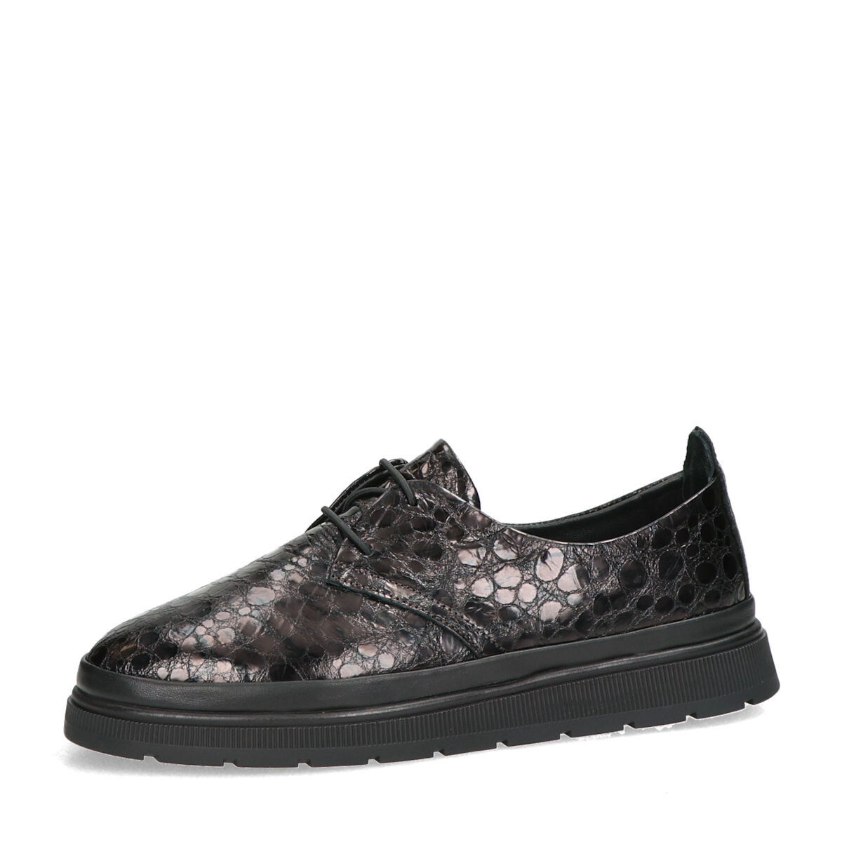 ETIMEĒ dámské kožené polobotky - tmavohnědé - 36