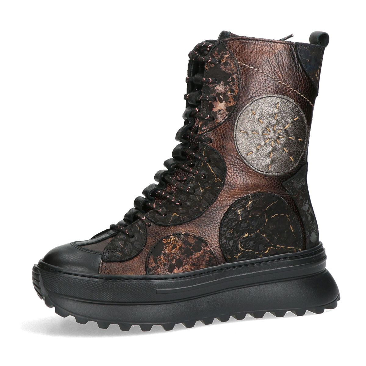 Maciejka dámské kožené kotníkové kozačky - černé - 36