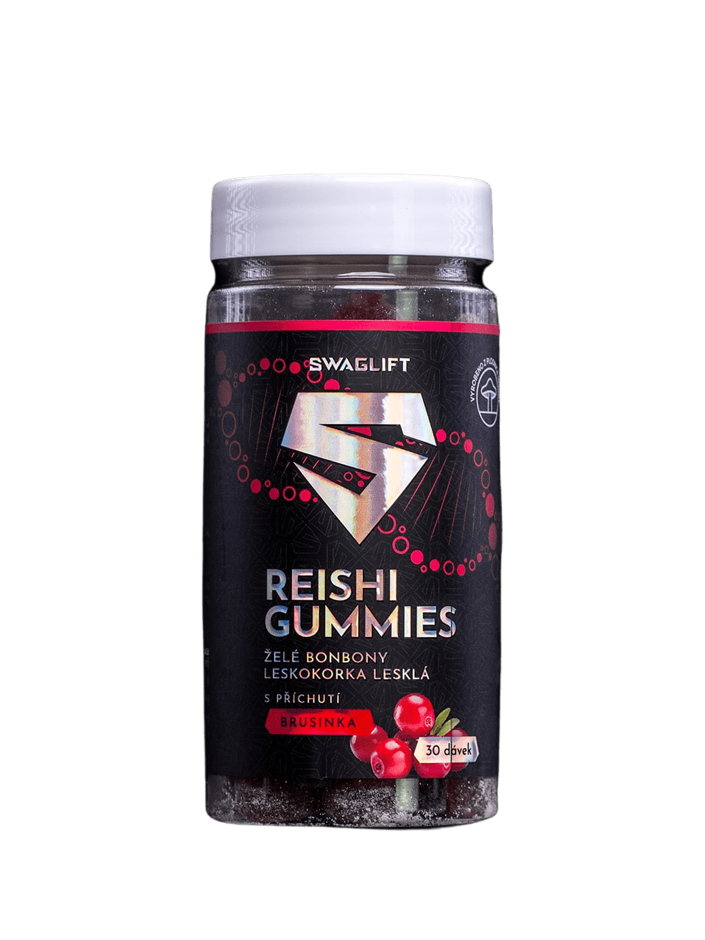 SWAGLIFT REISHI GUMMIES s příchutí brusinky 60 ks