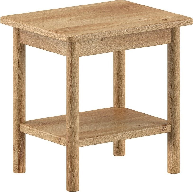 Noční stolek z dubového dřeva v přírodní barvě Olive – Vipack