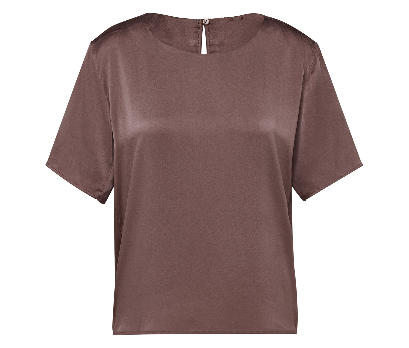 Tchibo - Pyžamový top z čistého hedvábí - pro ženy - vel. 44 - barva: hnědá