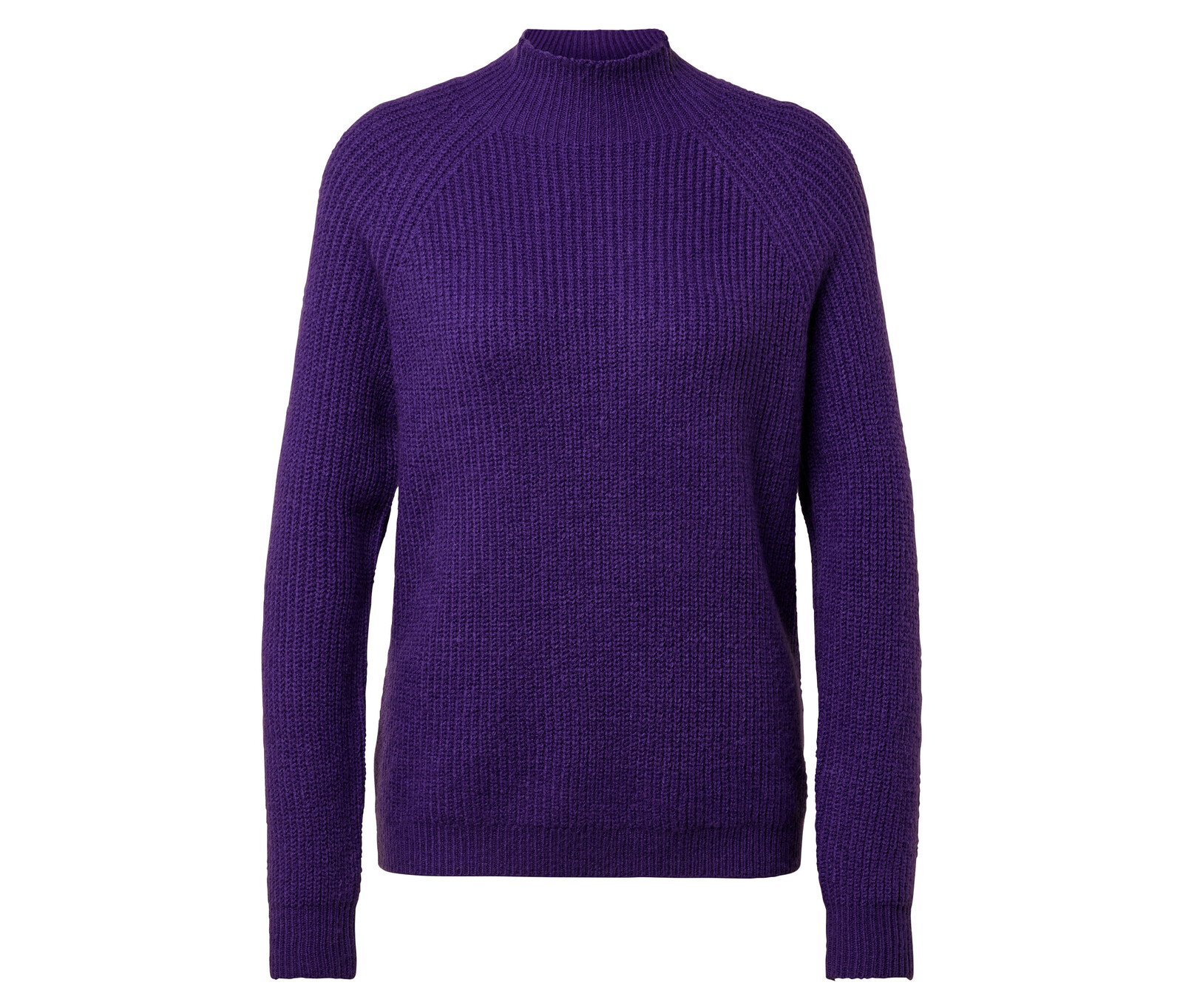 Tchibo - Svetr z hrubého úpletu se stojáčkem - pro ženy - vel. M 40/42 - barva: fialová