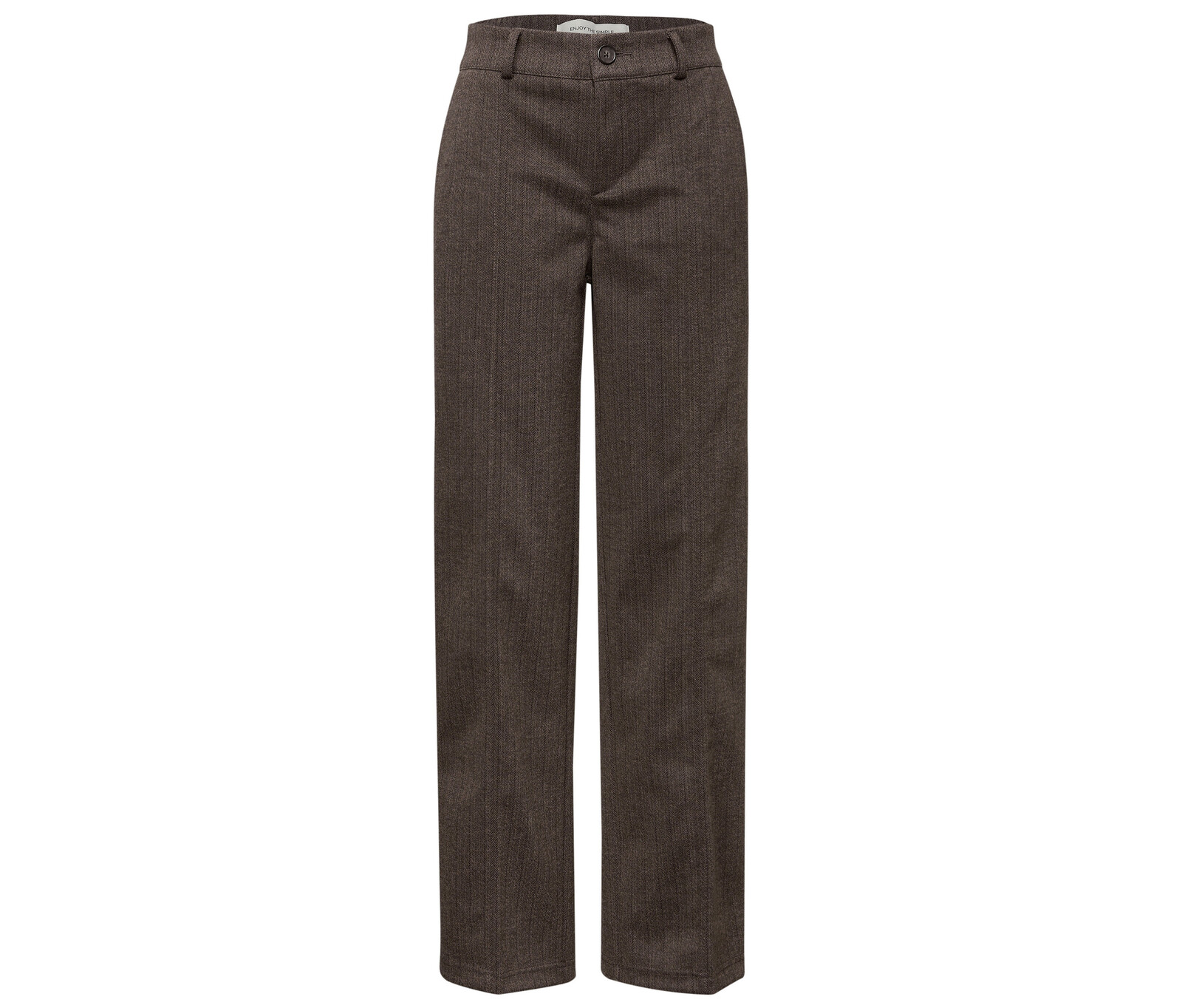 Tchibo - Kalhoty s rovnými nohavicemi Street One - pro ženy - vel. 36 - barva: hnědá