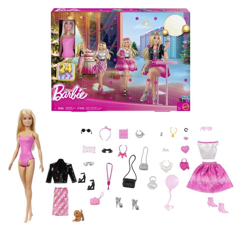 Mattel Barbie Módní Adventní kalendář 2025