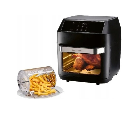 Silvercrest Shf 1800 C1 Výkonná fritéza air fryer trouba 9v1 1800W 10 L