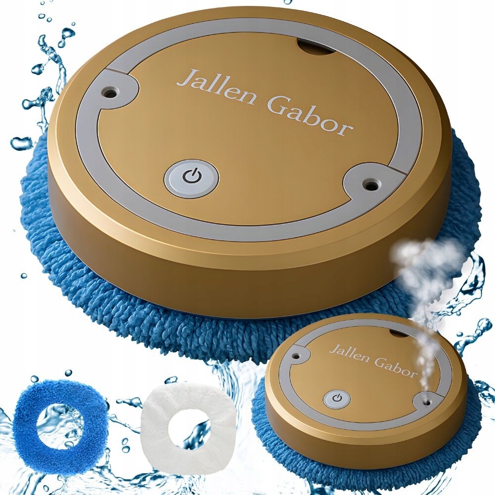 Automatický Bezdrátový Elektrický Mopovací Robot, Úklidový Stroj, Zlatý