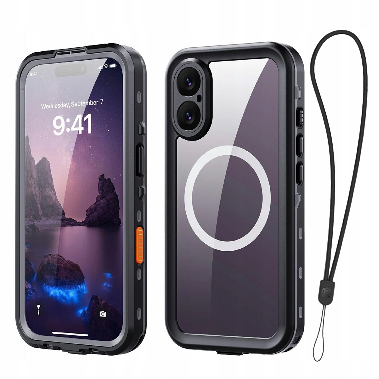 Pouzdro vodotěsné pro Apple iPhone 17, pouzdro pro MagSafe, pouzdro