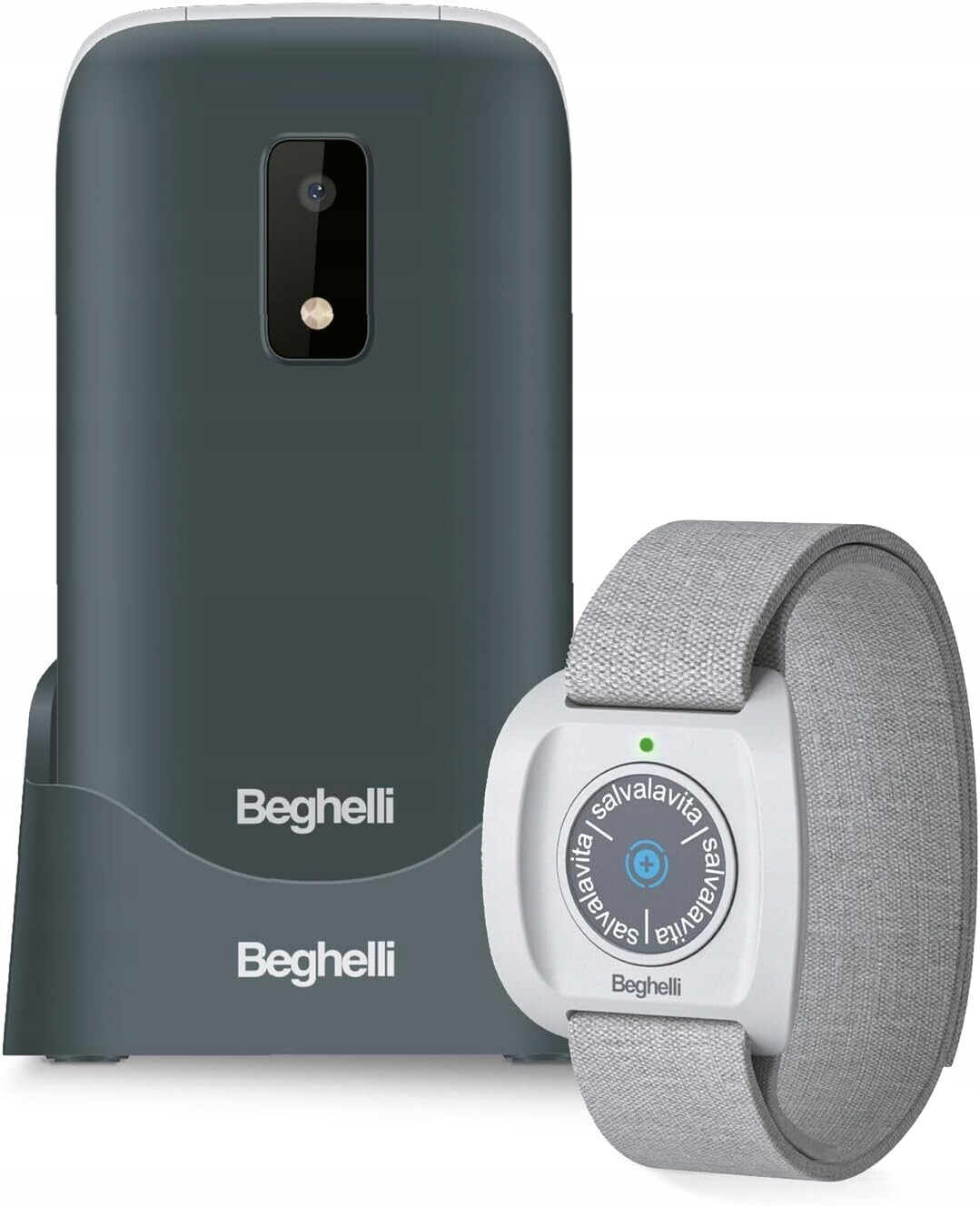 Gsm Telefon S Opiášskou Omáčkou Pro Seniory Záchranný Set SLV30 Beghelli