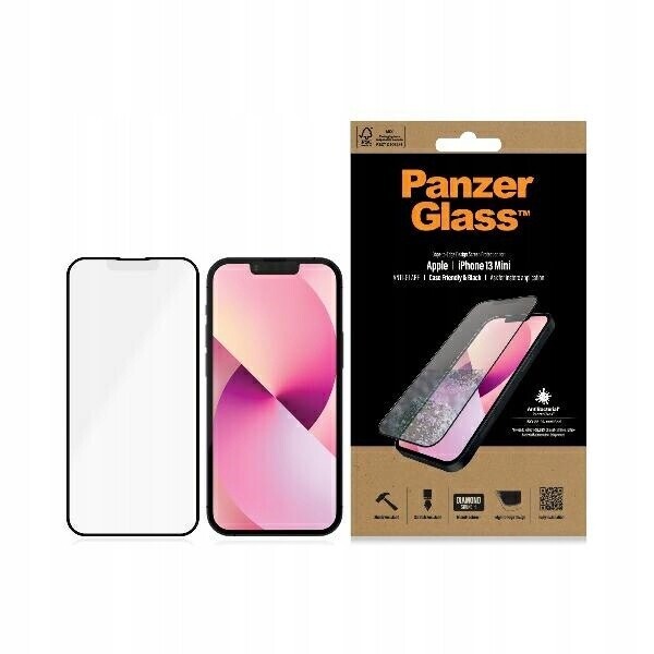 Sklo PanzerGlass Anti-Glare pro Apple iPhone 13 mini Case Friendly černé