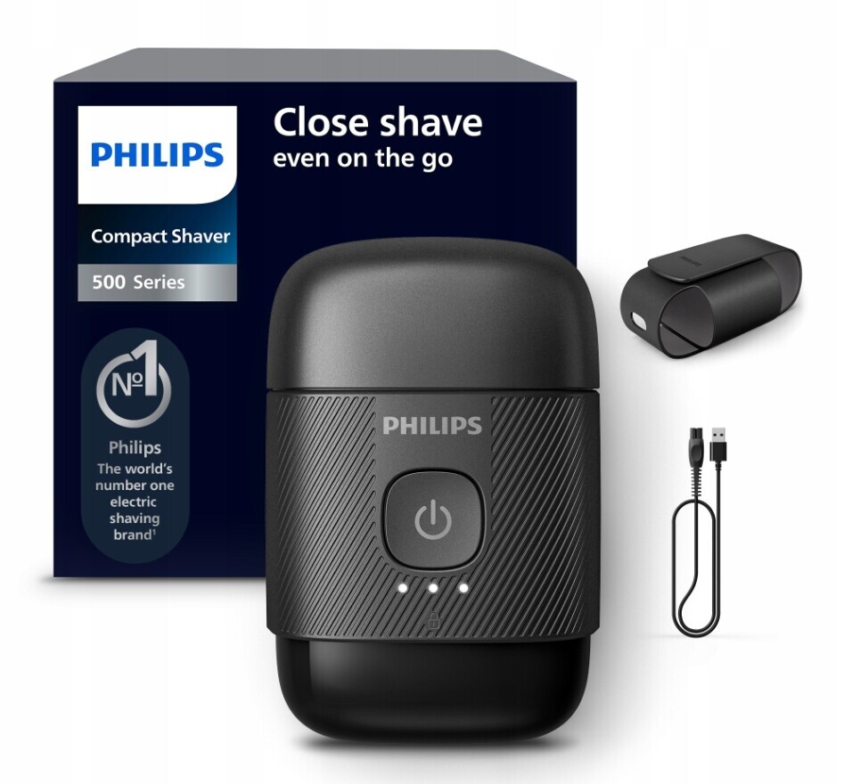 Cestovní holicí Holicí Strojek Philips S591/05 na mokré i suché použití, IPX7