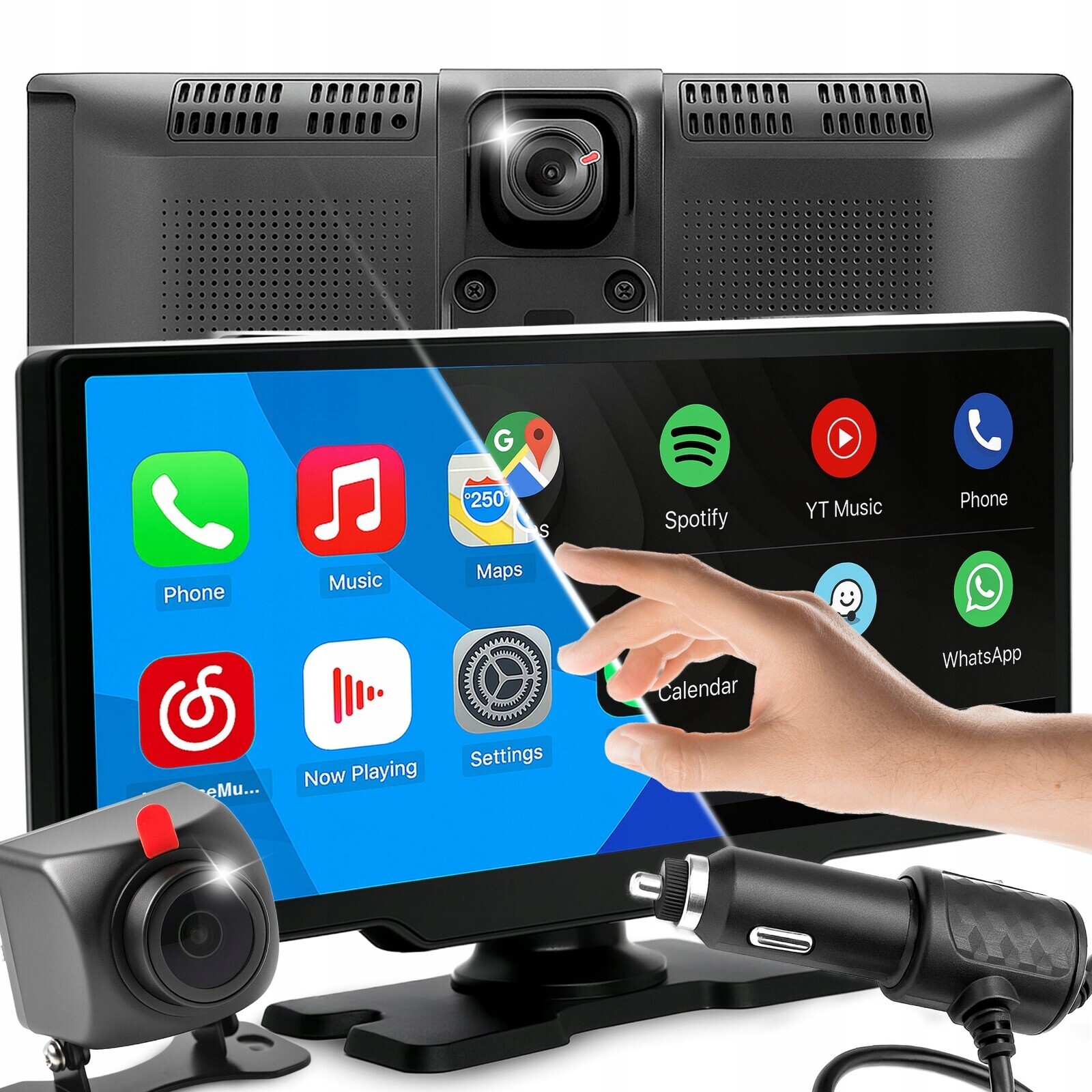 Bluetooth Autorádio Android Auto Apple Carplay 1DIN 10,26'' Displej