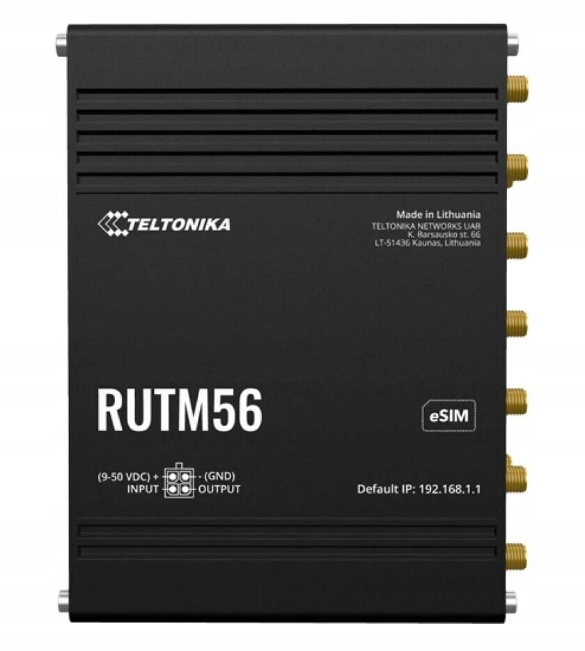 Teltonika RUTM56 – průmyslový Lte 5G router