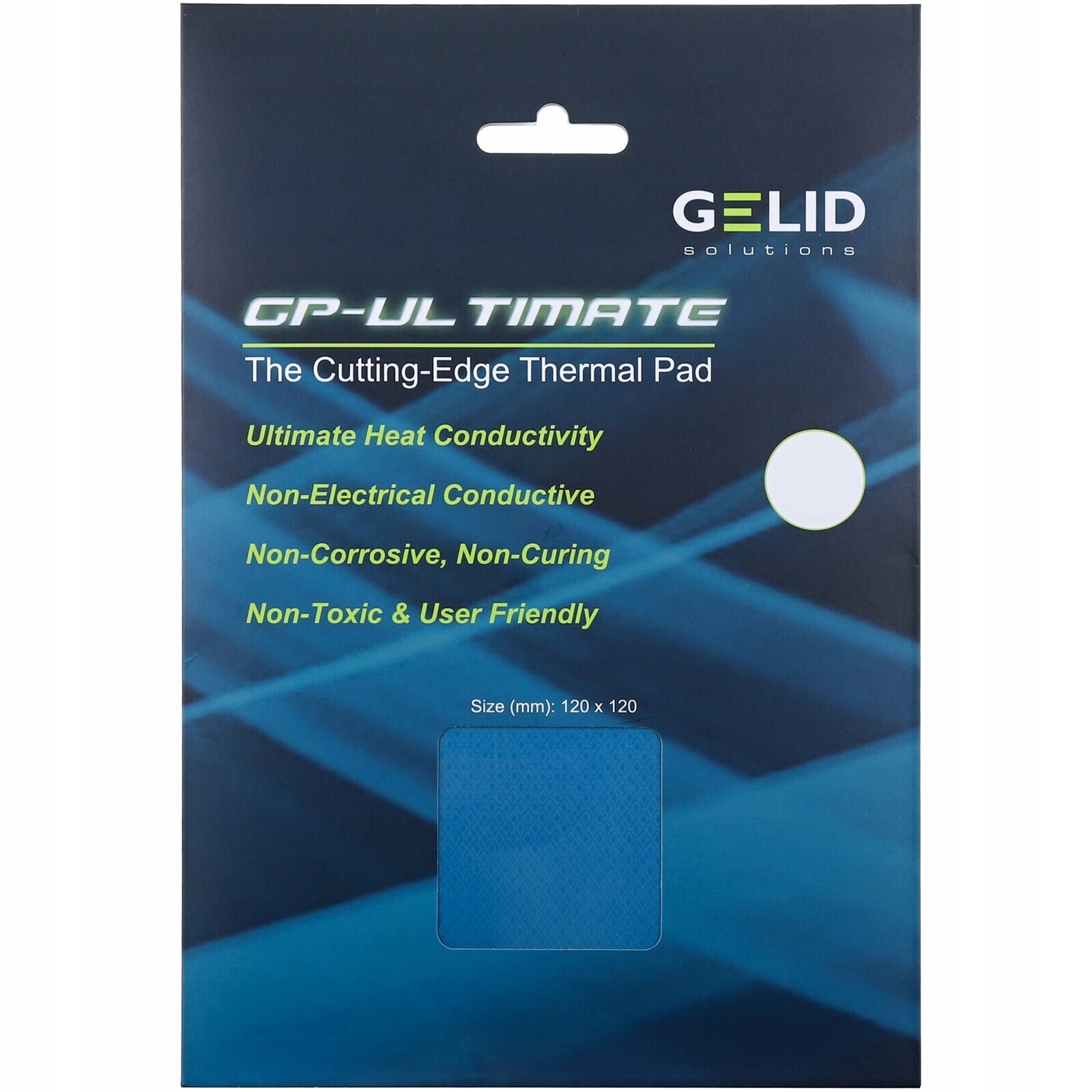 Termovodivá páska termopad Gelid Ultimate 15W/mK 120x120 2.0 mm