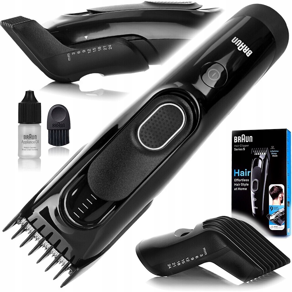 Stříhací Strojek Na Vlasy Braun Series 5 HC5310LSB Ni-MH LifeTime Blade