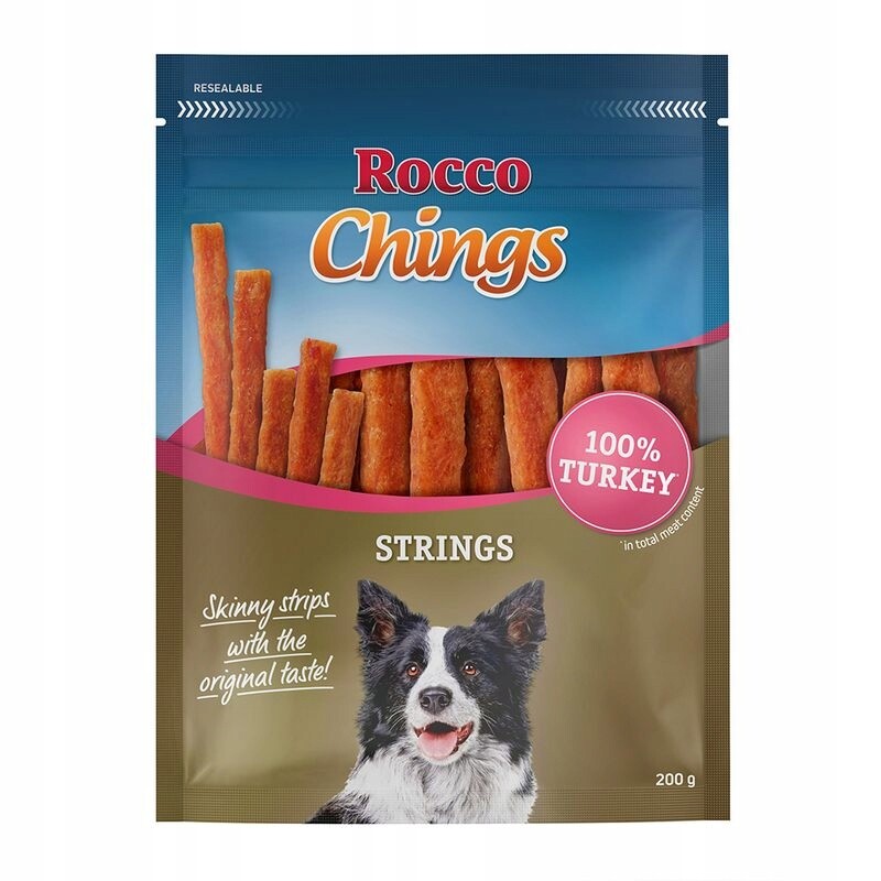 Rocco Chings Strings - výhodné balení - 4 x krůtí 200 g