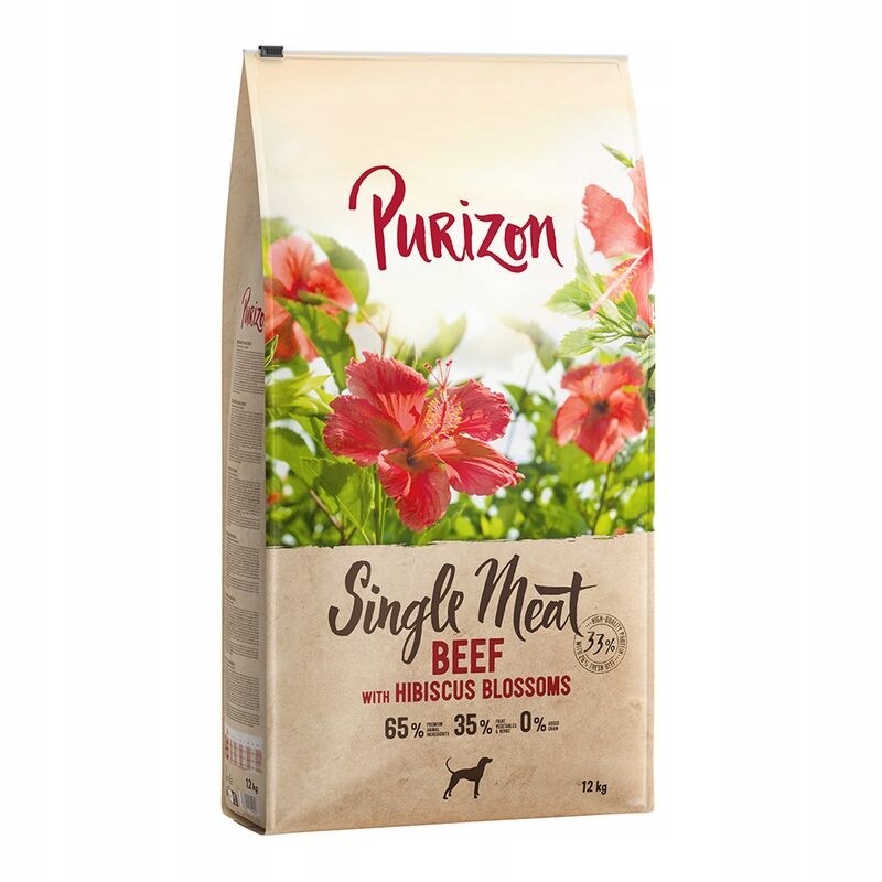 Purizon 1 kg - 10 % sleva - Single Meat hovězí a ibišek