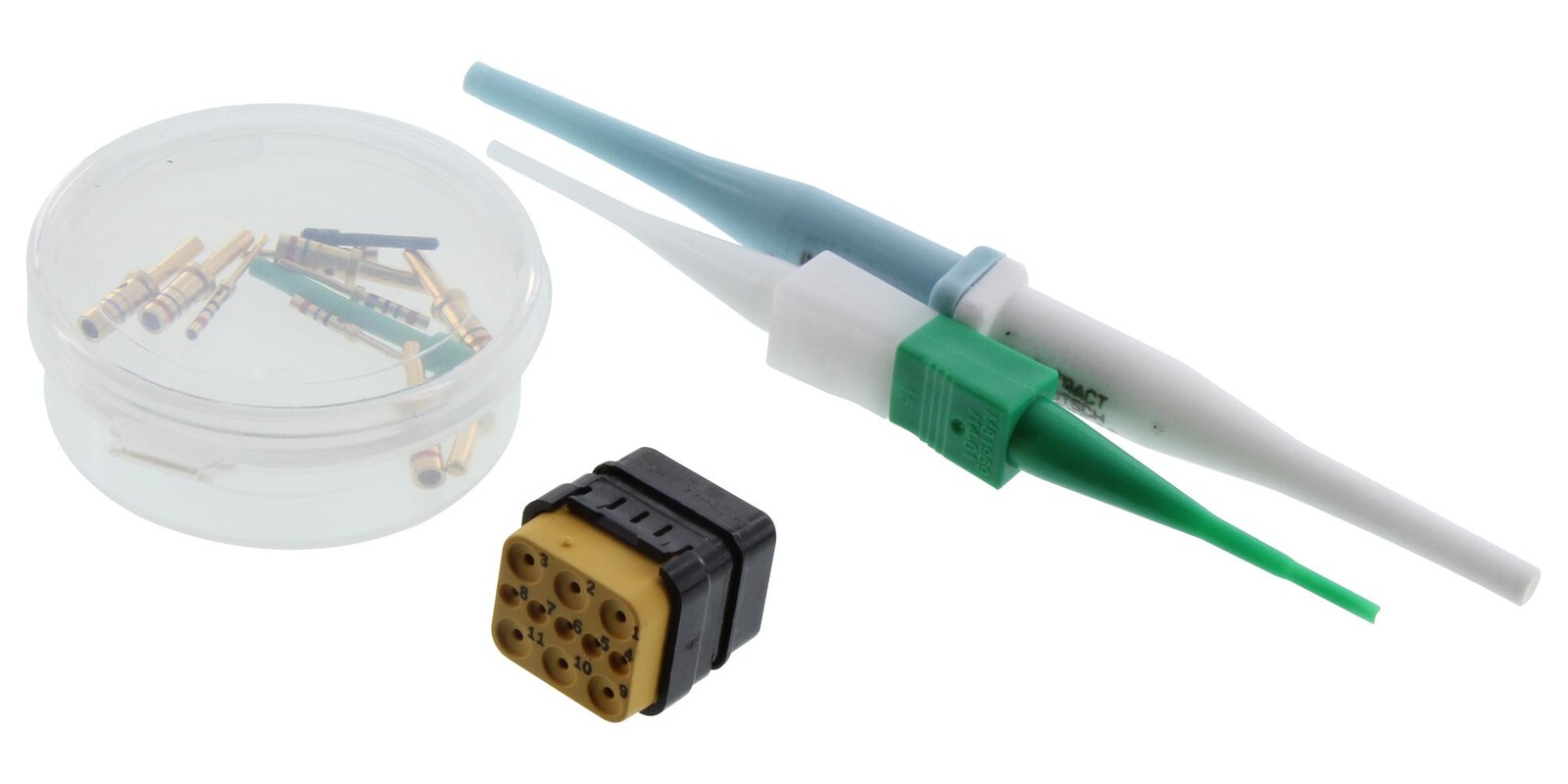 Te Connectivity Dmc-M 99-01 Pn Rectangular Contact Insert, Plug, 11Pos