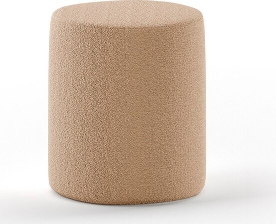 Hnědý dětský puf z textilie bouclé Forrest – Vipack