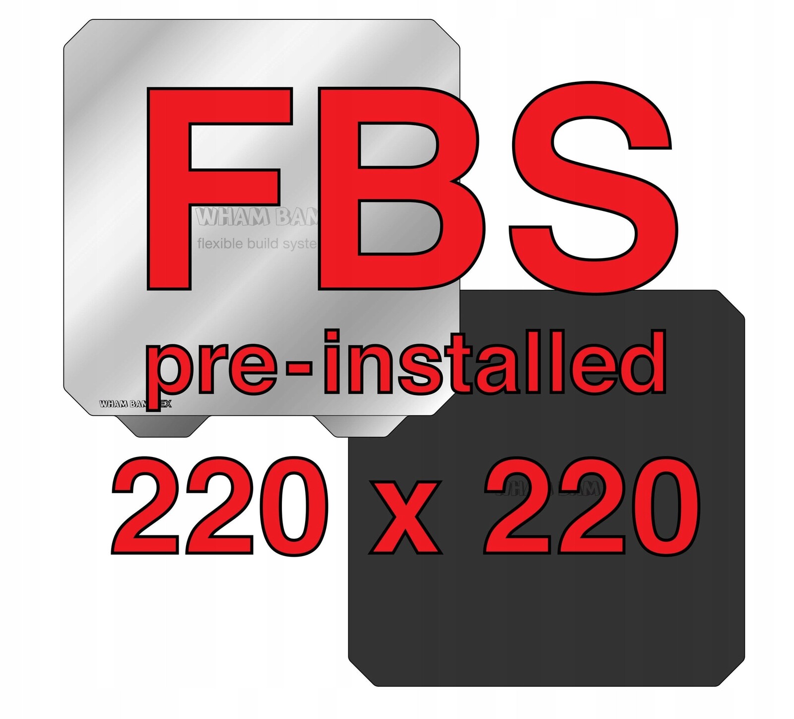 Wham Bam Pi Fbs lepicí podložka 220 mm x 220 mm