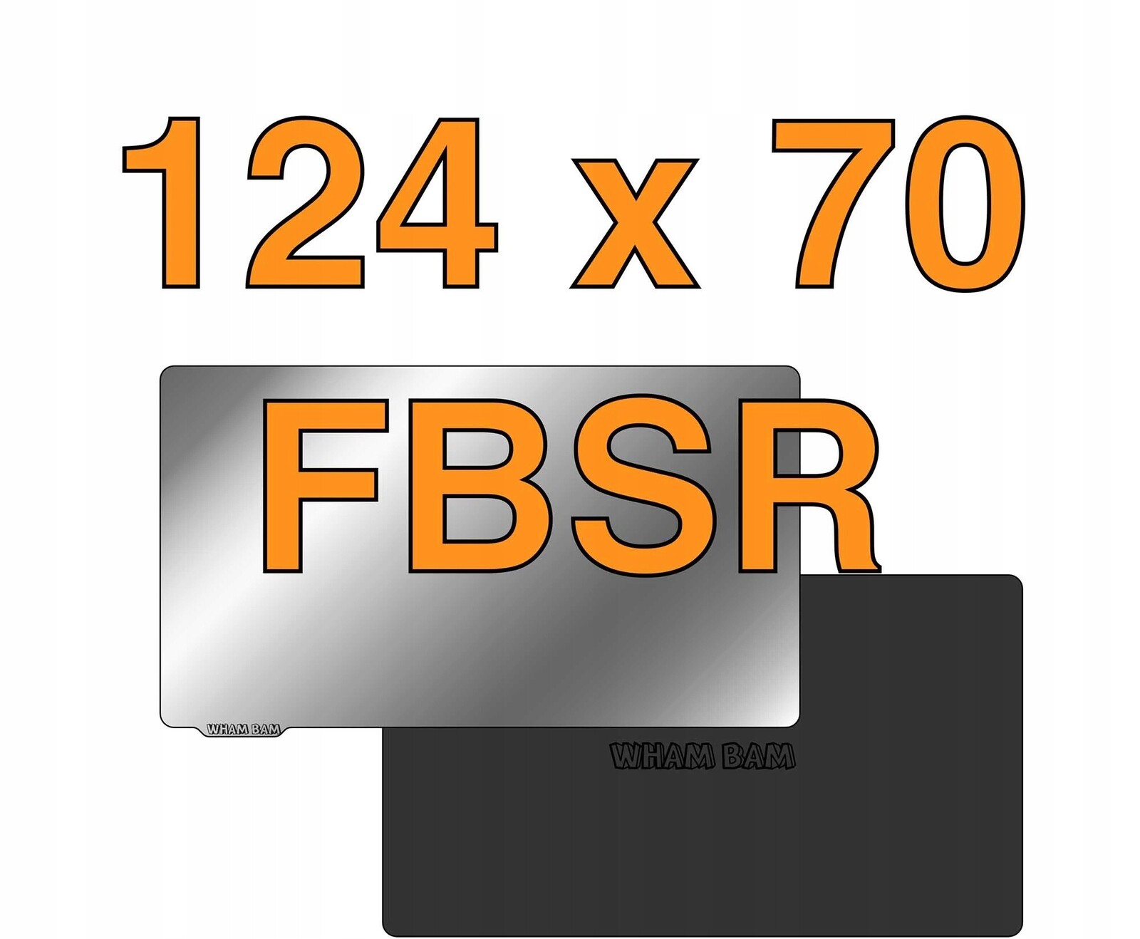 Adhezivní podložka Wham Bam 124x70 pro pryskyřici duo