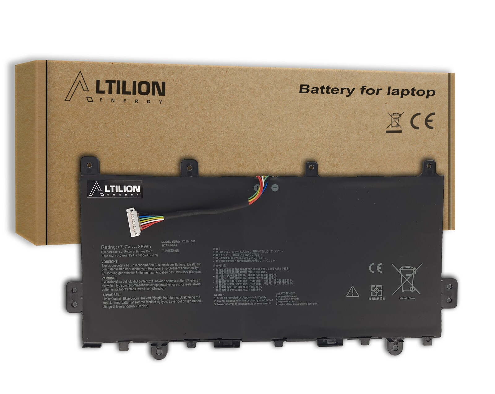 Baterie C21N1808 pro Asus Chromebook C423 C423NA C523 C523NA