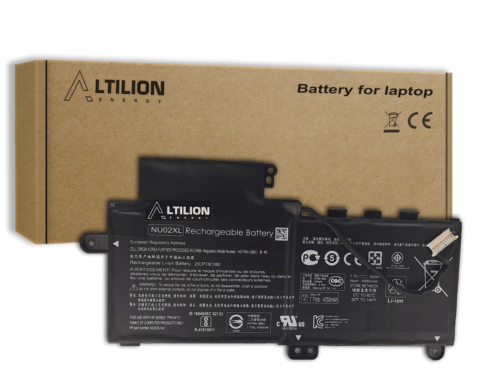 Baterie NU02XL pro Hp Pavillion X360 M1