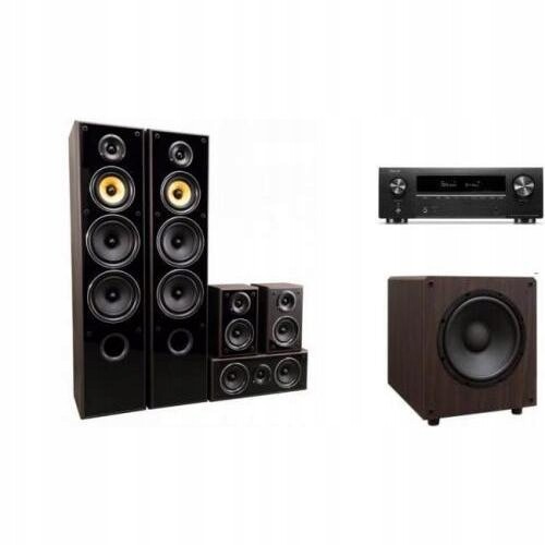 Denon AVR-X1800H Taga Harmony TAV-606v3 TSW-90 mw